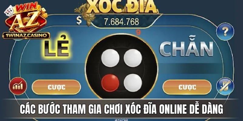 Các bước tham gia chơi Xóc đĩa online dễ dàng, tối ưu với vài thao tác