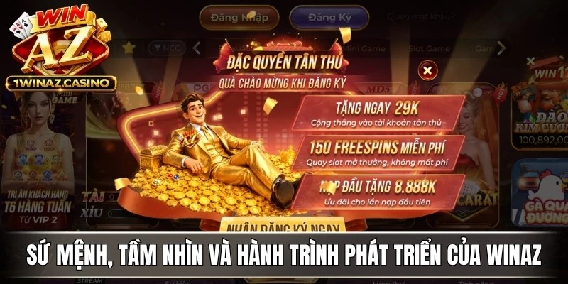 Sứ mệnh, tầm nhìn và hành trình phát triển của cổng game WinAZ