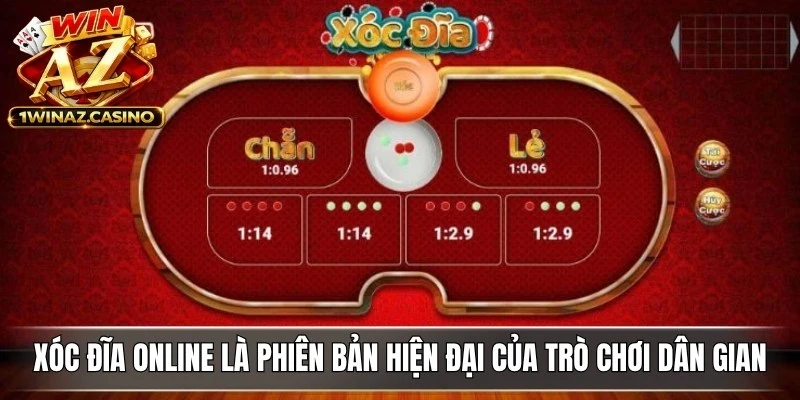 Xóc đĩa online là phiên bản hiện đại của trò chơi dân gian quen thuộc